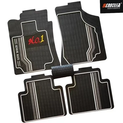 Matiau Car PVC Defnydd Cyffredinol 5 pcs/set Argraffu Brand Logo